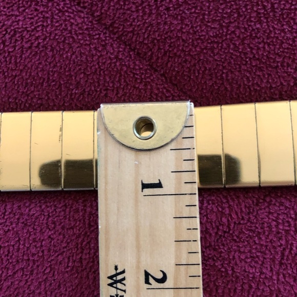 Vintage 60's Gold Metal Belt S - Picture 9 of 9